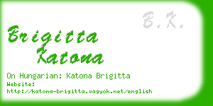 brigitta katona business card